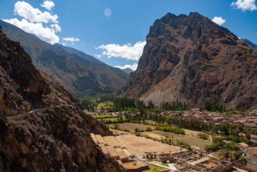 Pérou, Vallée sacrée - village en épi de maïs d'Ollantaytambo