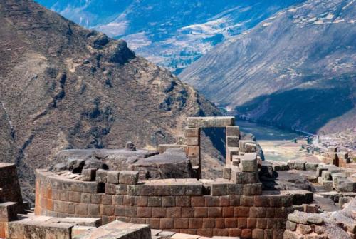 Pérou, Vallée sacrée - Ruines Incas de Pisac,  Intiwatana, Temple du Soleil 