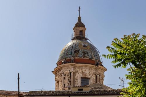 Sicile - Palerme, Cupola della Chiesa del Carmine Maggiore
