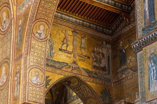 Sicile-Monreale, Intérieur du Duomo