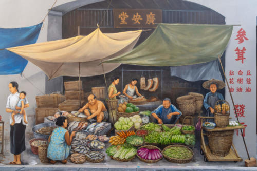 Singapour - Street art - local artist Yip Yew Chong