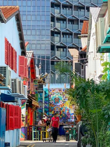 Singapour - Street art - quartier indien