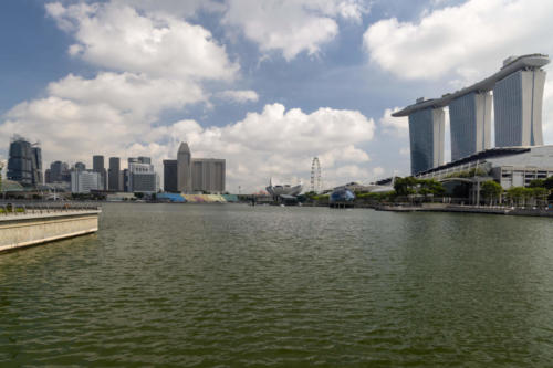 Singapour - la baie et la Marina Bay sand