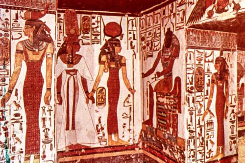 Egypte, tombe de Nefertari dans la Vallée des Reines