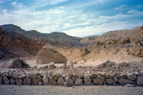 Egypte, Thèbes - Entrée de la vallée des Rois