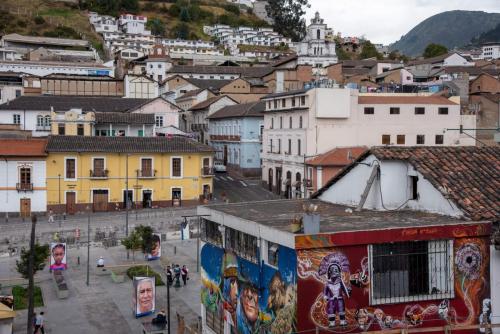 Equateur- Sreet-art   à Quito