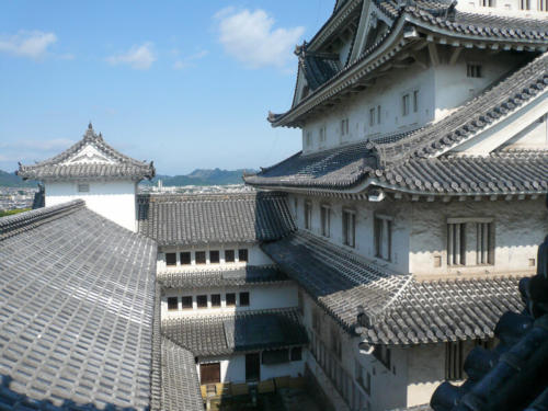 Japon,Himeji - le château du Héron blanc