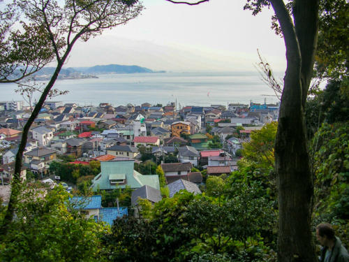Japon, Kamakura - vue sur la côte pacifique