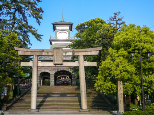Japon, Kanazawa - entrée du temple Oyama