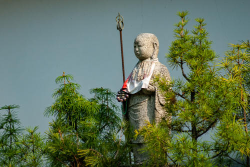 Japon, Mont Koya - statue