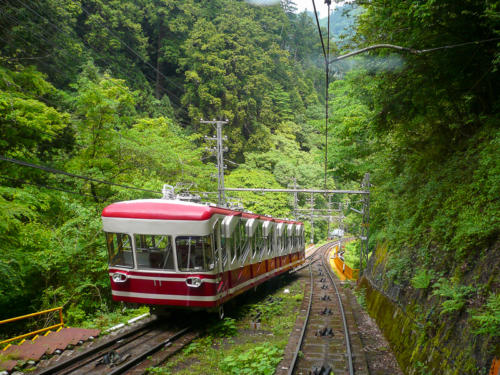 Japon, Mont Koya - funiculaire