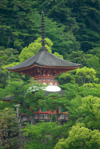 Japon, Miyajima - pagode