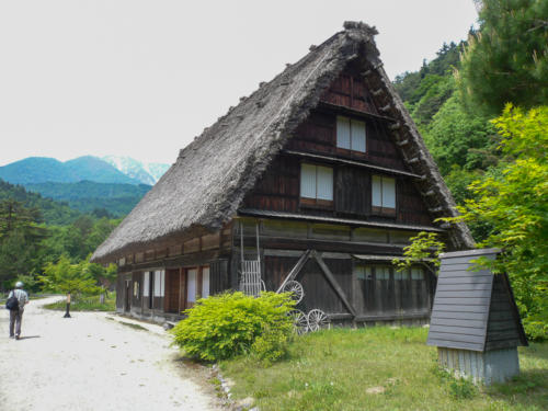 Japon, Shirakawago - maison traditionnelle