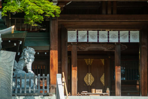 Japon, Kanazawa - Porte du temple Hokke Ji
