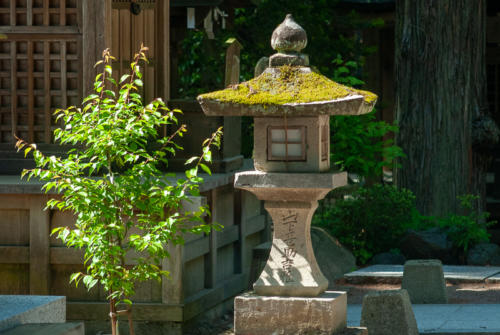 Japon, Takayama - Lanterne de pierre
