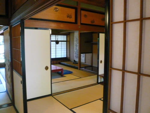 Japon, Takayama - Intérieur de maison