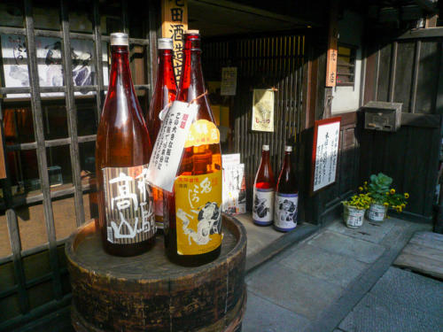 Japon, Takayama - boutique de saké